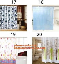 EU and USA best choose and fashionable priting YOUR LOGO shower curtain, bath curtain with lowest PRICE, Bathroom Custom supplier