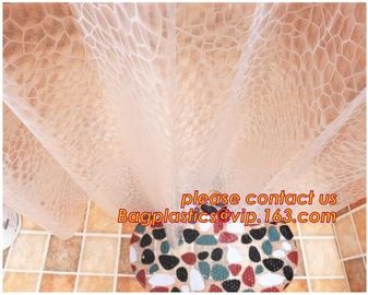 Water-Repellent Fabric Custom Print Shower Curtain Mildew-Resistant Machine Washable White ,Bathroom Bath Textile Fabric supplier