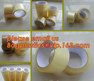 BOPP color tape Super clear packing tape Low noise packing tape BOPP stationery tape Double-sided jumbo roll BAGPLASTICS supplier