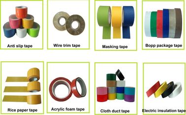 bopp Custom Carton Packing Tape, Abrasive yellow and black anti slip tape waterproof, custom printed bopp hand packaging supplier