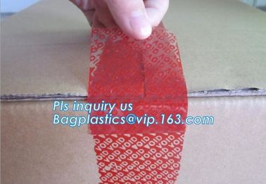 Printed self adhesive sticker void security peel off warranty label,Custom Serial Number Bar code Security Warranty VOID supplier