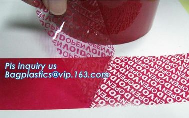 Tamper evident holographic label / Security Hologram VOID sticker,Antifake Logo Printing Peel Off Void Sticker, Warranty supplier