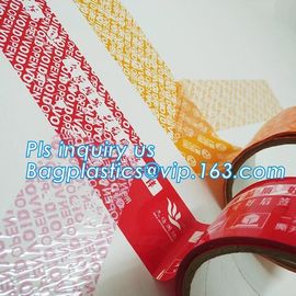 Tamper Evident Security Void Packaging Tape 48mm x 100m,tamper evident security VOID OPEN masking tape bagease bagplasti supplier