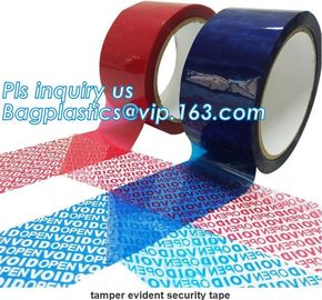 Factory OEM Half transfer Total Transfer and Non-transfer OPEN VOID anti-sheft security tape adhesive security tape supplier