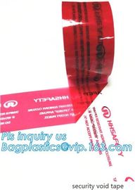 custom sealing holographic laser rainbow tamper evident security void hologram packing tape,Tamper Evident Security Pack supplier