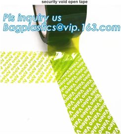 custom sealing holographic laser rainbow tamper evident security void hologram packing tape,Tamper Evident Security Pack supplier