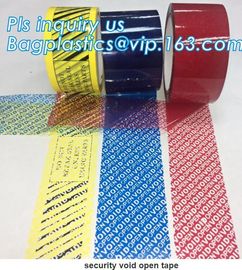 Supply tamper proof plastic open void tape for seal courier bag envelopes with CE&amp;ISO Air Mouse TV Box PCs OS bagplastic supplier