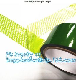 Supply tamper proof plastic open void tape for seal courier bag envelopes with CE&amp;ISO Air Mouse TV Box PCs OS bagplastic supplier