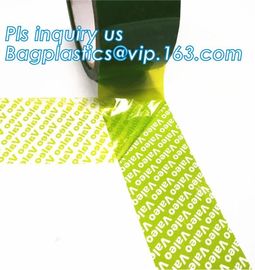 Supply tamper proof plastic open void tape for seal courier bag envelopes with CE&amp;ISO Air Mouse TV Box PCs OS bagplastic supplier