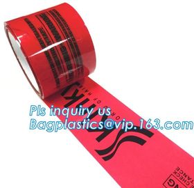 Security void tape,Tamper Evident Security Void Tapes,Red Tamper Evident Void if Opened Security Tape PET Backing Materi supplier