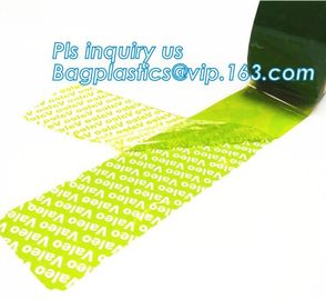 Security void tape,Tamper Evident Security Void Tapes,Red Tamper Evident Void if Opened Security Tape PET Backing Materi supplier