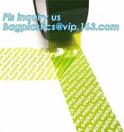 Security void tape,Tamper Evident Security Void Tapes,Red Tamper Evident Void if Opened Security Tape PET Backing Materi supplier