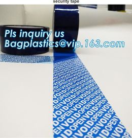 Security Seal anti-counterfeiting tapes void carton packing tape,Serial Number Security Sealing VOID OPEN Tape bagease supplier