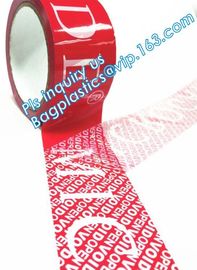 Security Seal anti-counterfeiting tapes void carton packing tape,Serial Number Security Sealing VOID OPEN Tape bagease supplier