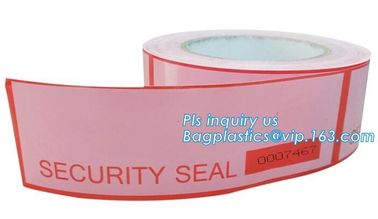 Waterproof Anti-Theft Security Void Tamper Evident Box Seal Adhesive Tape,Tamper Evident Adhesive Void Security Tape supplier