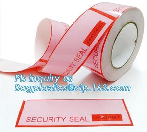 Waterproof Anti-Theft Security Void Tamper Evident Box Seal Adhesive Tape,Tamper Evident Adhesive Void Security Tape supplier