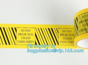 Tamper Proof Security Seal Tape Warranty Void Tape,hidden message OPENVOID/VOID tamper evident security tape bagease supplier