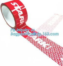 Tamper Proof Security Seal Tape Warranty Void Tape,hidden message OPENVOID/VOID tamper evident security tape bagease supplier