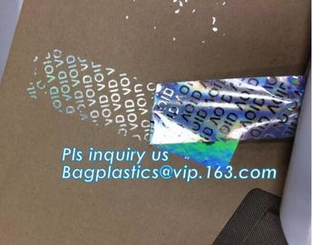 Sliver Self Adhesive Void Sticker Label,Removed Label Custom Best Price High Quality Void Label Sticker Open Void Securi supplier