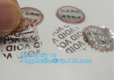 Warranty VOID If Seal Broken Custom Void Seal Sticker Label,torn invalid security label tamper proof VOID OPEN custom st supplier