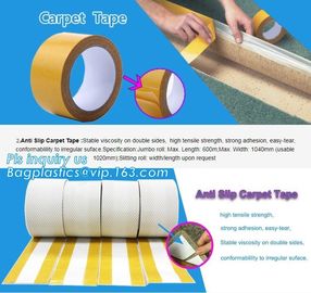 Removed easily acrylic double sided cloth carpet tape,Strongest double sided carpet tape heavy duty rug gripper tapes fo supplier