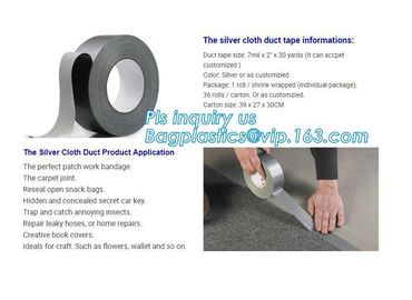 Heavy Duty Matt Cloth Gaffer Tape with White and Black Colour No Residue Perfect Alternative to Duct Tape bagease packag supplier