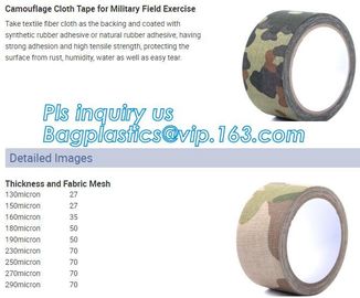 Multi design camouflage cloth adhesive duct tape for outdoors,Camouflage Casting Butyl Tape,Camo Outdoor Camouflage Tape supplier