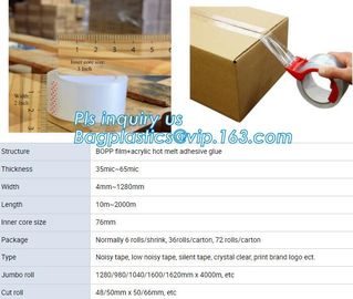 High Adhesive 48mm*100Y Hot Product Clear Bopp Tape,BOPP parcel packing tape for carton sealing,carton sealing tapes pac supplier