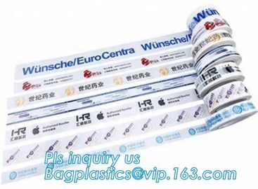 Custom Logo Printed clear packing tape adhesive for bopp tape,Adhesive Bopp Packing Tape,48mm super clear packing BOPP p supplier