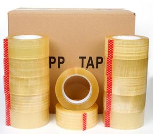 Custom Logo Printed reinforcement bopp packing tape made in China,Crystal Clear Box Sealing Bopp Tape for Carton Tape Di supplier