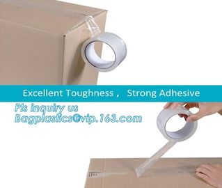 Factory wholesale made in china transparent clear bopp adhesive tape for carton box packing,dhesive packing bopp tape wi supplier