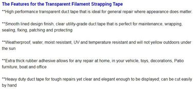 fiber reinforced filament tape,filament adhesive fibreglass mesh tape,Self Adhesive Bi-directional Filament Tape bagease supplier