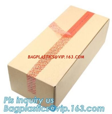 transfer high residue tamper evident security void tape，Anti Tamper Proof Evident Security Warranty Void Tape bagease supplier