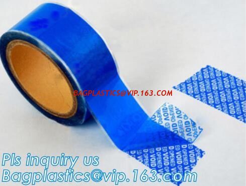 transfer high residue tamper evident security void tape，Anti Tamper Proof Evident Security Warranty Void Tape bagease supplier