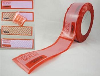 Wholesale tamper evident open void security label/ material, warranty sticker void if tampered,Custom Printed Sliver Sel supplier