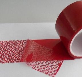 Printed Tamper Evident Adhesive Void Security Tape,China supplier pet void tape double sided clear polyester pet tape supplier