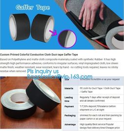 Black Pro Gaff Matte Cloth Gaffers Tape for Entertainment Industry,air condit duct tape gaffer tape,gaffer tape measurin supplier