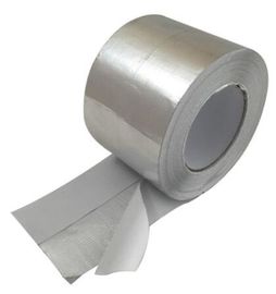 Temperature Resistant Flame Retardant Aluminum Foil Tape,silver acrylic adhesion paper aluminum foil tape with fireproof supplier