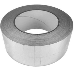 Temperature Resistant Flame Retardant Aluminum Foil Tape,silver acrylic adhesion paper aluminum foil tape with fireproof supplier