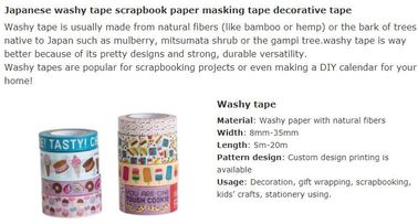 Washi Paper Masking Tape for Car Painting and Decorative,washi tape,assorted design washi tape decorative school station supplier