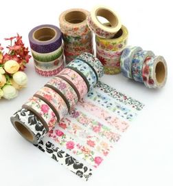 Colorful Custom Printed Masking Adhesive Tape , Waterproof Custom Make Washi Tape,masking printed washi paper tape PACKA supplier