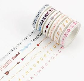 popular on instagram multipurpose various designs custom printed washi tape,5cm wide Railway Road Adhesive Tape Washi Ta supplier