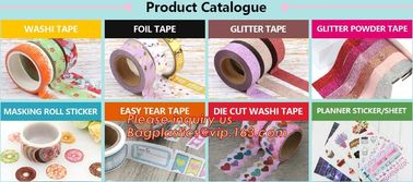 Colorful decorative masking washi paper tape custom printed DIY washi tape with logo,Supplies DIY Arts &amp; Crafts Multi-co supplier