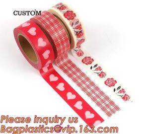 HAPPY VALENTINE'S DAY SERIES WASHI TAPE,Dia3.7cm Animal Flower Whale Washi Tape Diary Photo Album Decorative Tape DIY Pa supplier