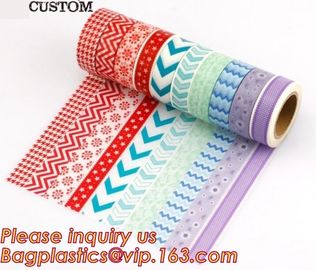 Free Samples Printed Decorative Set Washi Tape,Vintage style free sample box waterproof custom printed washi tape BAGEAS supplier