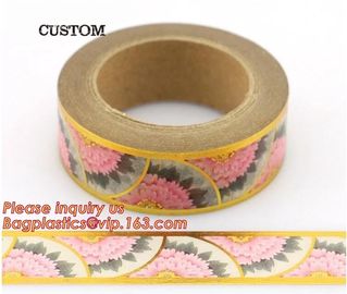 Most Popular Lovely Design Custom Printing Various Color Pineapple Assorted Pattern Waterproof Washi Tape For Kids Craft supplier