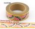 foil tape custom printed decorative washi foil tape,Assorted Designs Christmas Washi Masking Tape,Logo Printed Gold Foil supplier