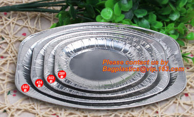 disposable roasting aluminum foil BBQ pan,Foil BBQ grill pan with hole Turkey pan Outdoor Barbecue roaster tray for food supplier