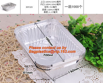 food container aluminum foil baking tray,lubricated foil containers aluminium foil tray manufacture for lunch food packi supplier