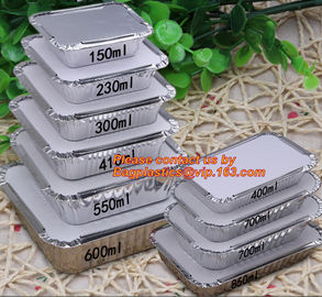 food container aluminum foil baking tray,lubricated foil containers aluminium foil tray manufacture for lunch food packi supplier